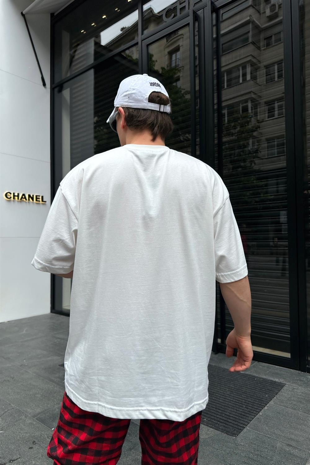 Couture Basic Krem Oversize Tshirt T710