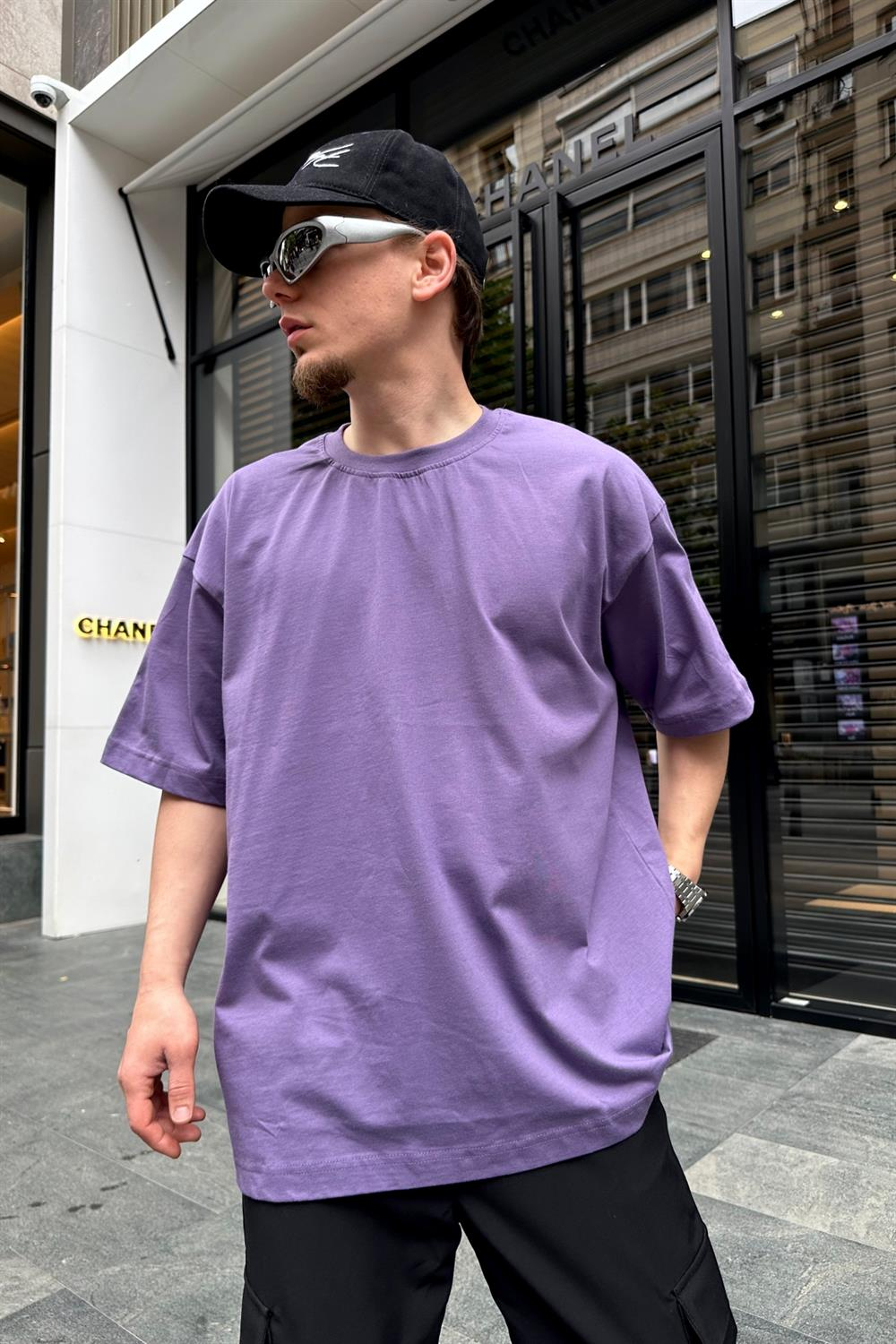 Couture Basic Mor Oversize Tshirt T709