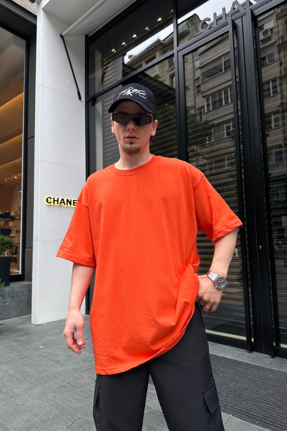 Couture Basic Oranj Oversize Tshirt T702