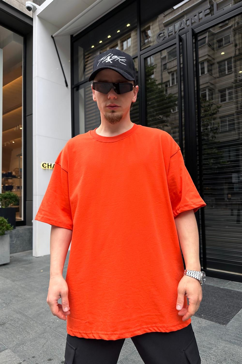 Couture Basic Oranj Oversize Tshirt T702