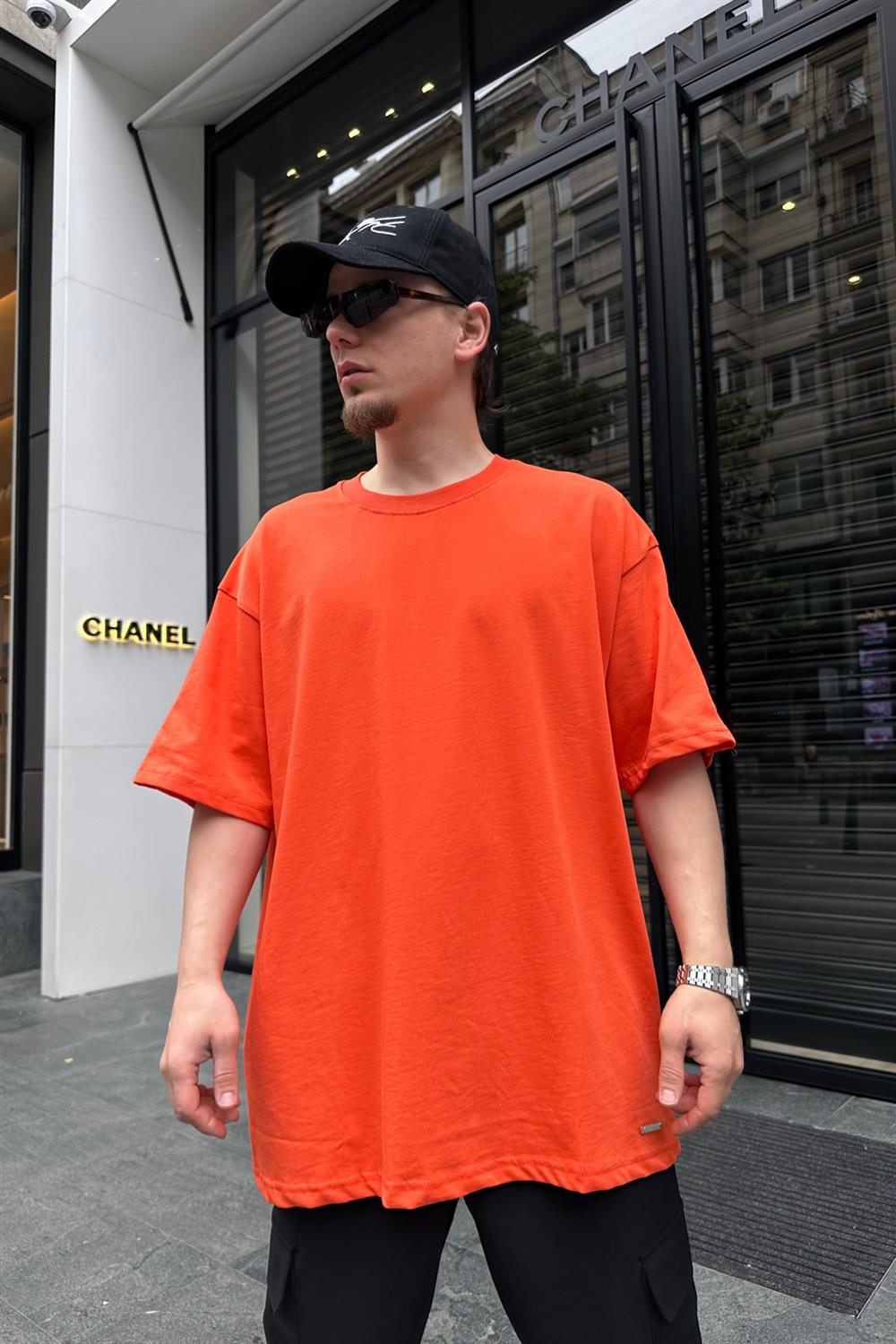 Couture Basic Oranj Oversize Tshirt T702