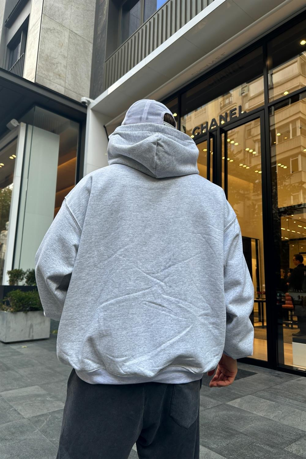 Couture Gri Basic Oversize Sweatshirt SW899
