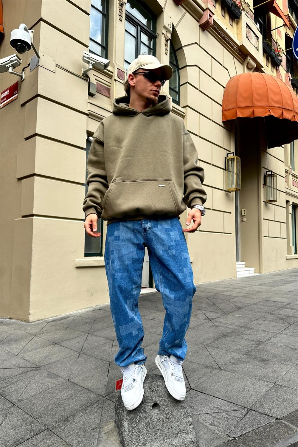 Couture Haki Basic Oversize Sweatshirt SW892
