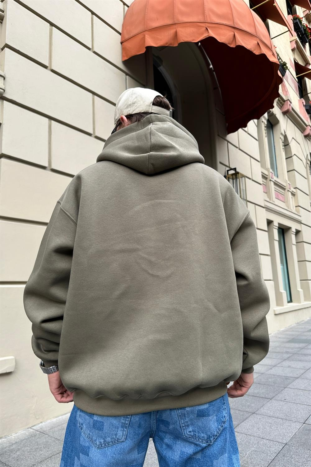 Couture Haki Basic Oversize Sweatshirt SW892