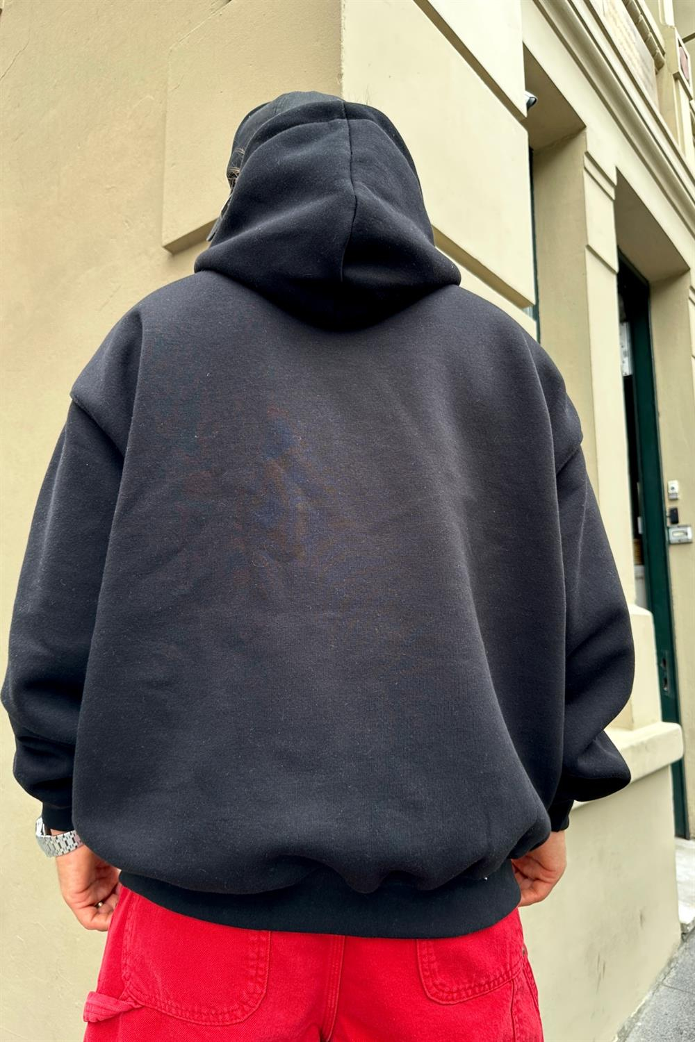 Couture Siyah Basic Oversize Sweatshirt SW888