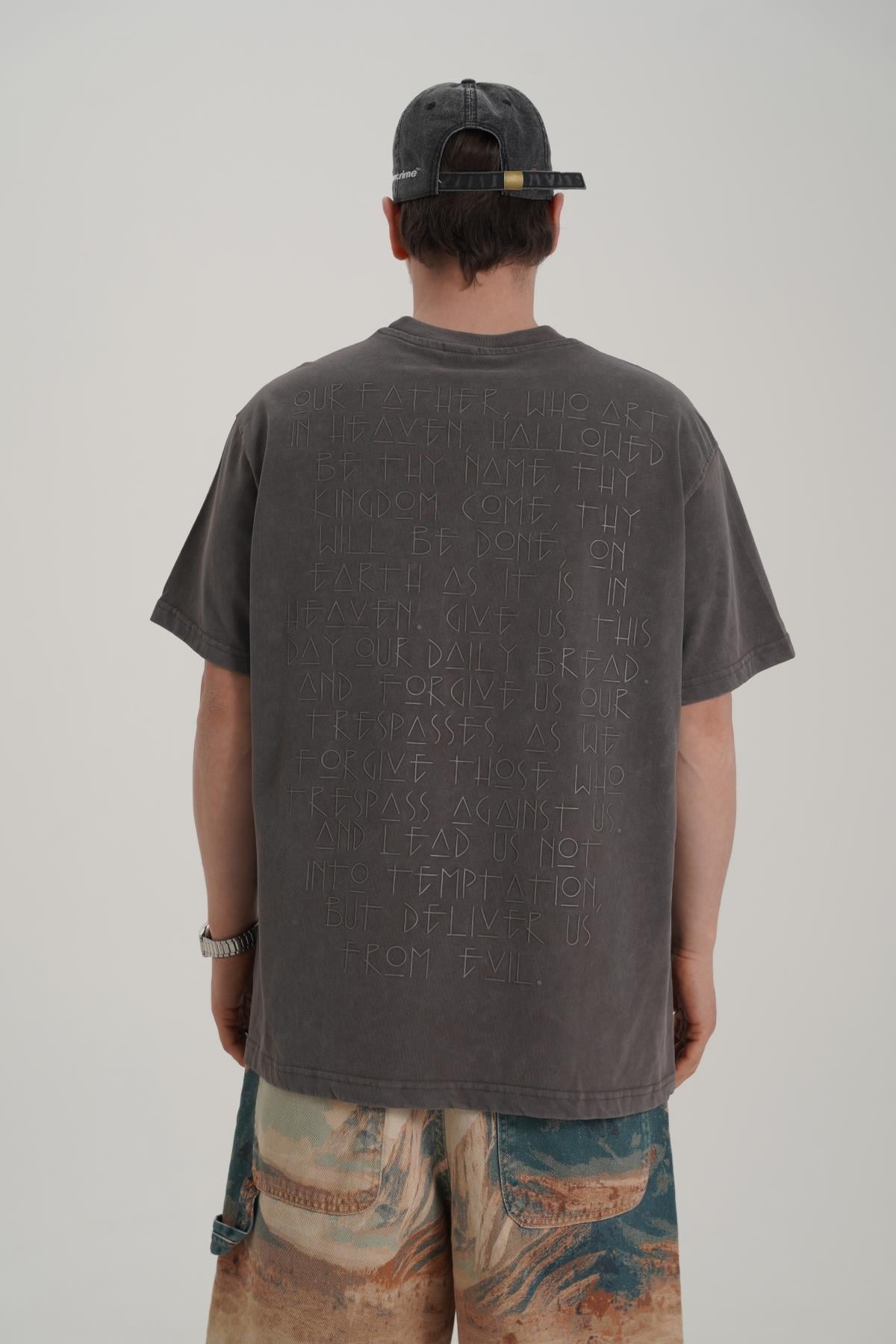 Day Baskılı Oversize Tshirt CT01 MRT26027-2