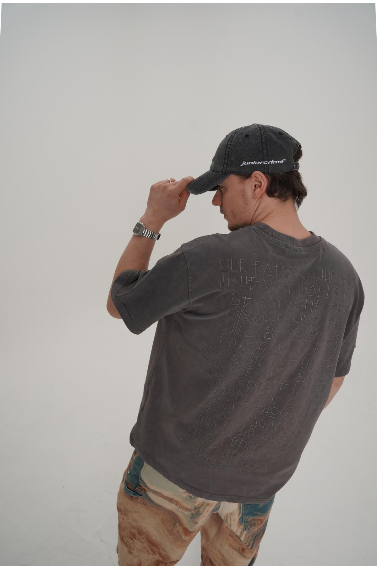 Day Baskılı Oversize Tshirt CT01 MRT26027-2