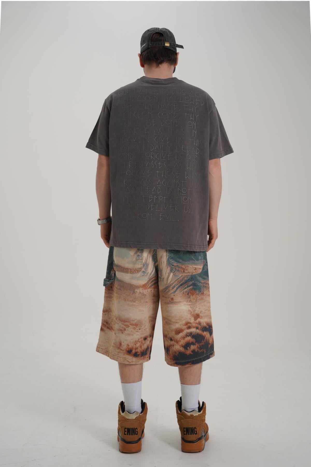 Day Baskılı Oversize Tshirt CT01 MRT26027-2