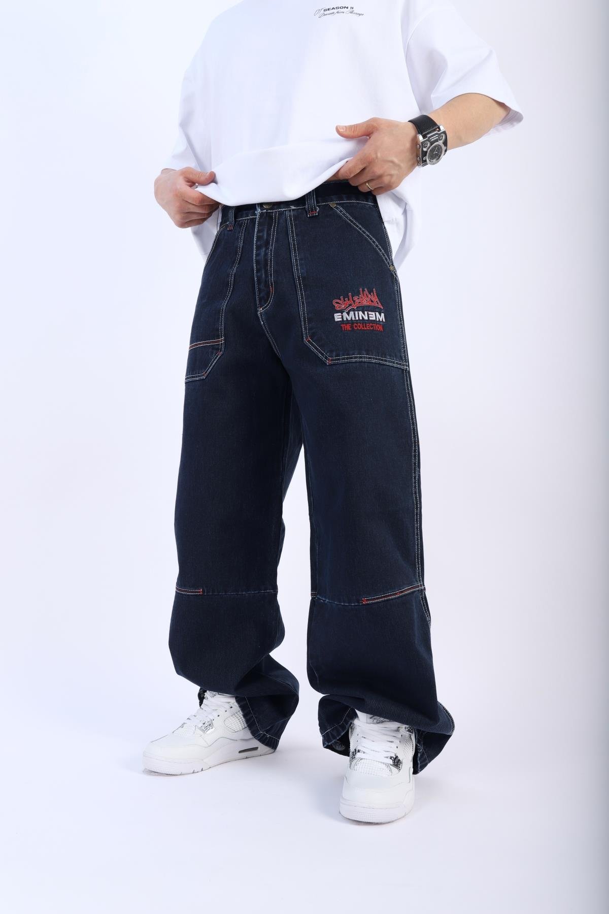Emnm Special Collection Baggy Jean Pantolon P893