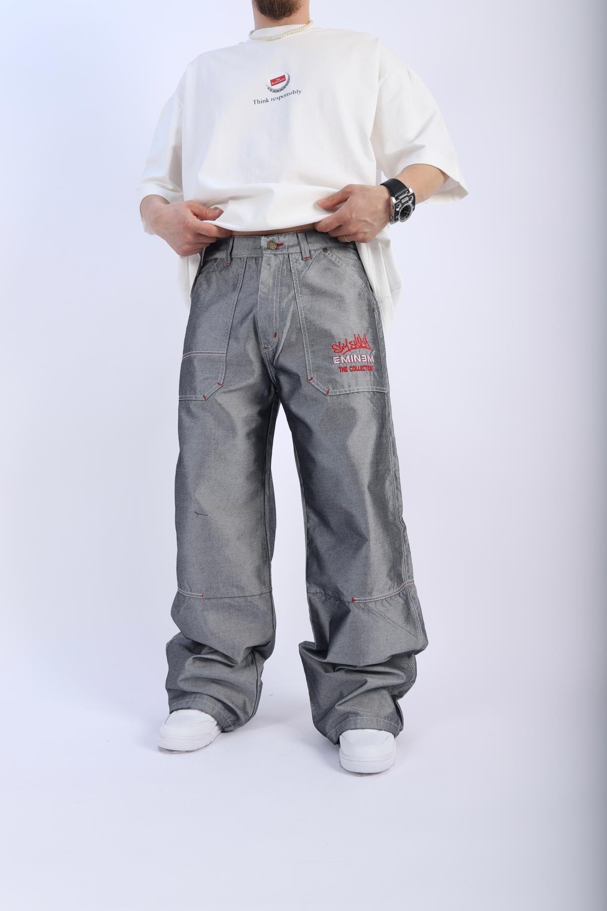 Emnm Special Collection Baggy Jean Pantolon P891