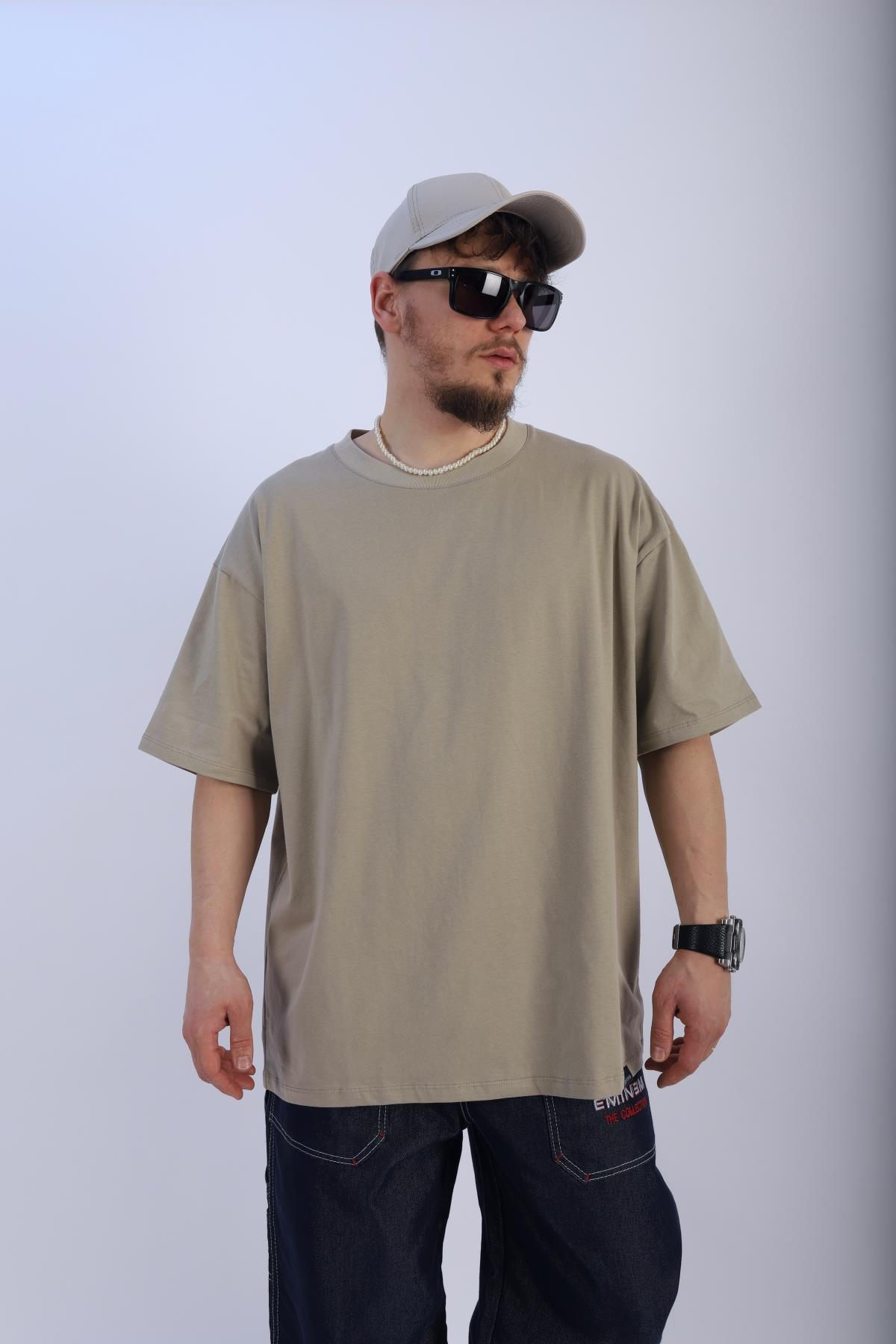Faded Nude Oversize Basic Tshirt T922