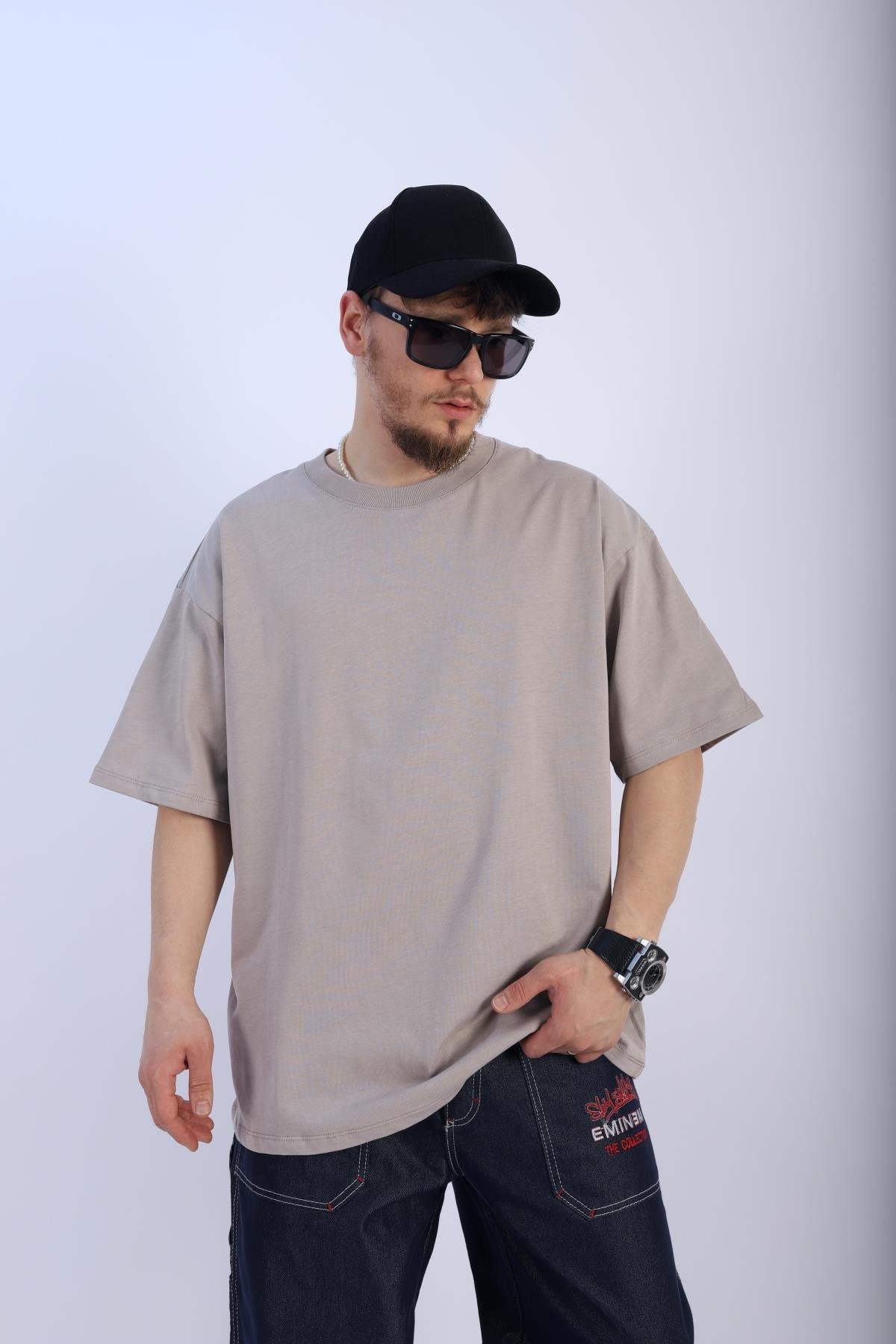 Faded Pudra Oversize Basic Tshirt T920