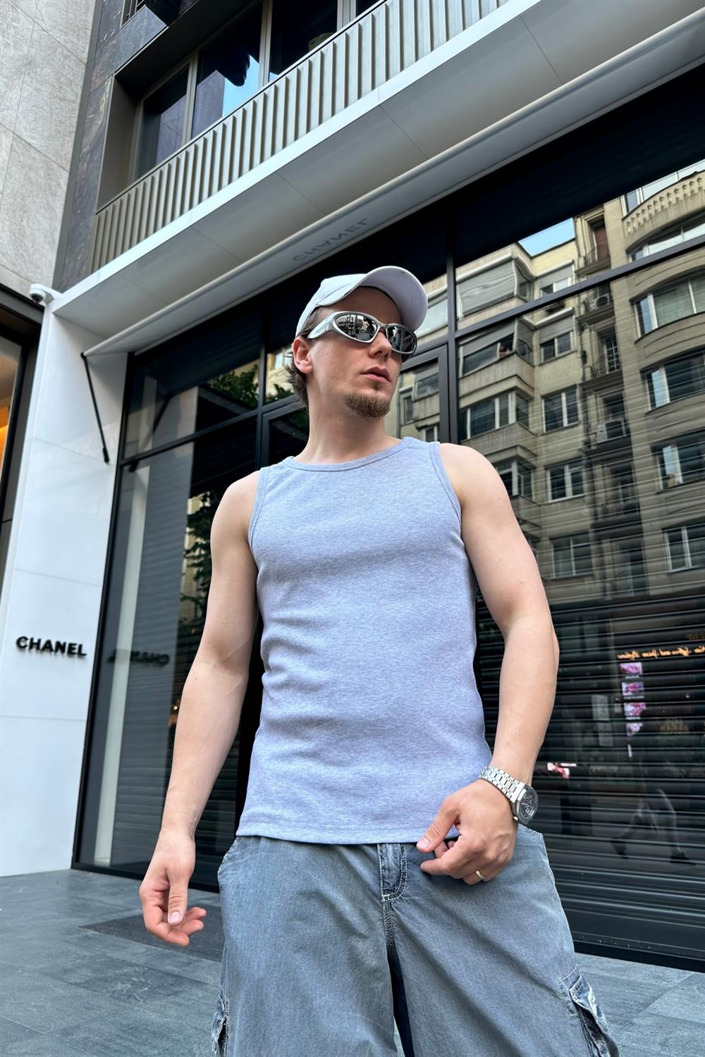 Fitilli Kumaş Gri Fit Atlet T751