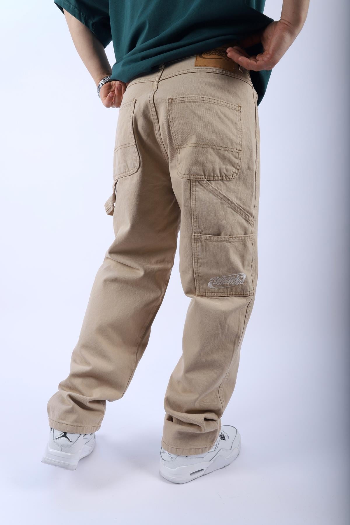 Fsbn Açık Kahve Basic Baggy Jean Pantolon P919
