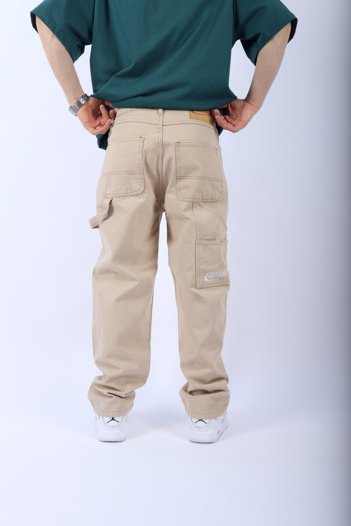 Fsbn Açık Kahve Basic Baggy Jean Pantolon P919