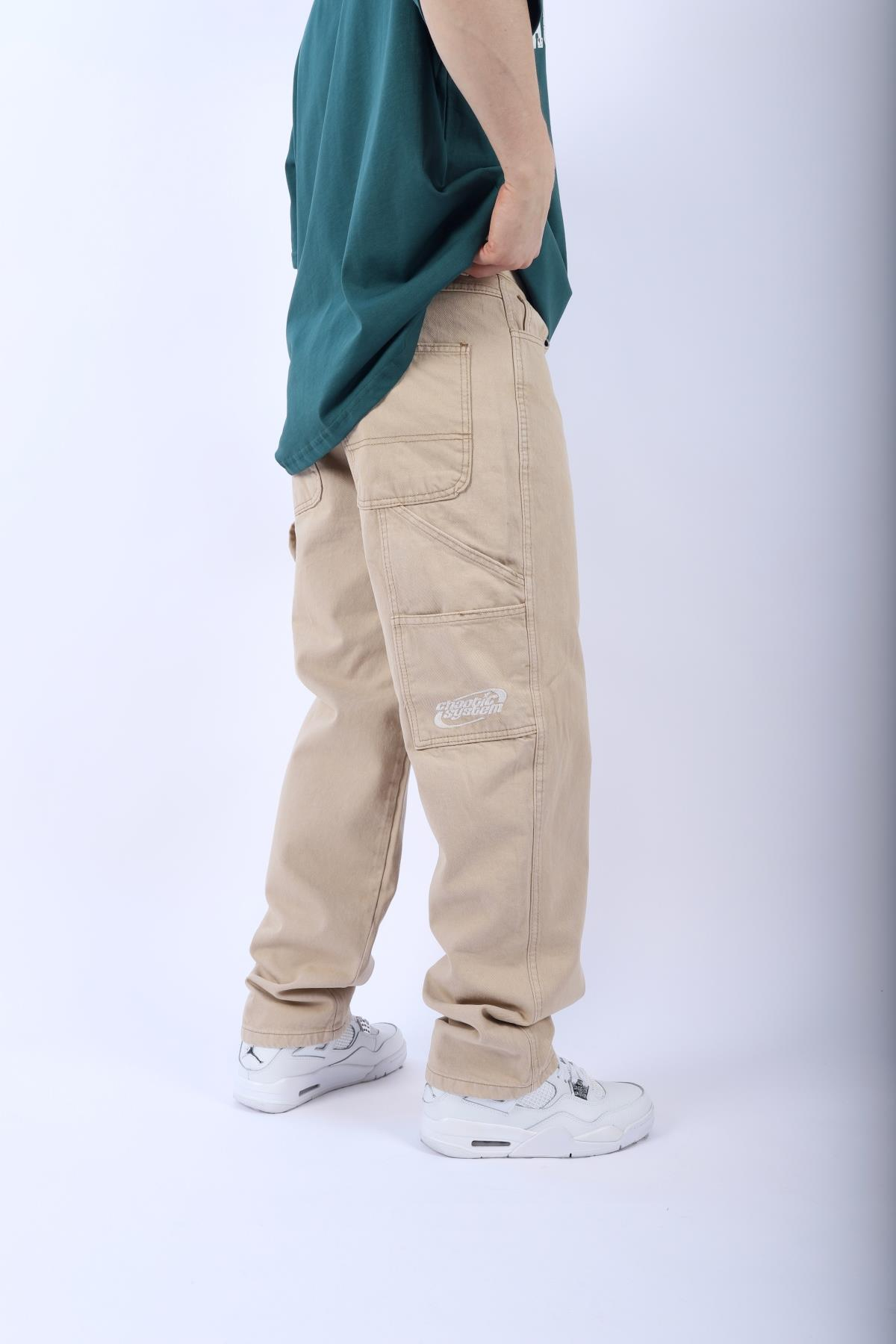 Fsbn Açık Kahve Basic Baggy Jean Pantolon P919