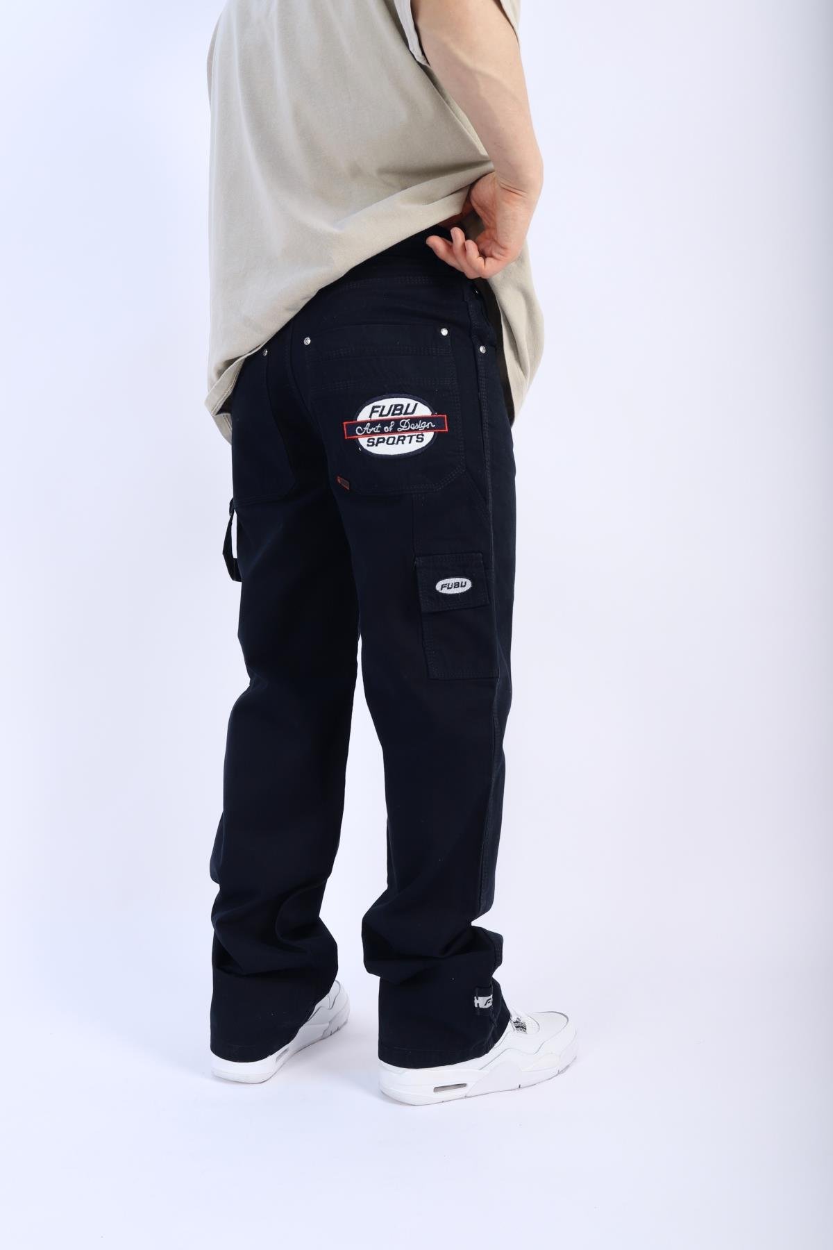 Fubu Lacivert Patch Detay Jean Pantolon P908