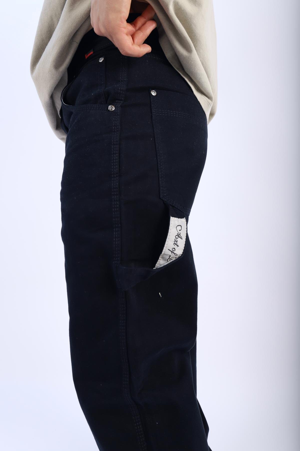 Fubu Lacivert Patch Detay Jean Pantolon P908