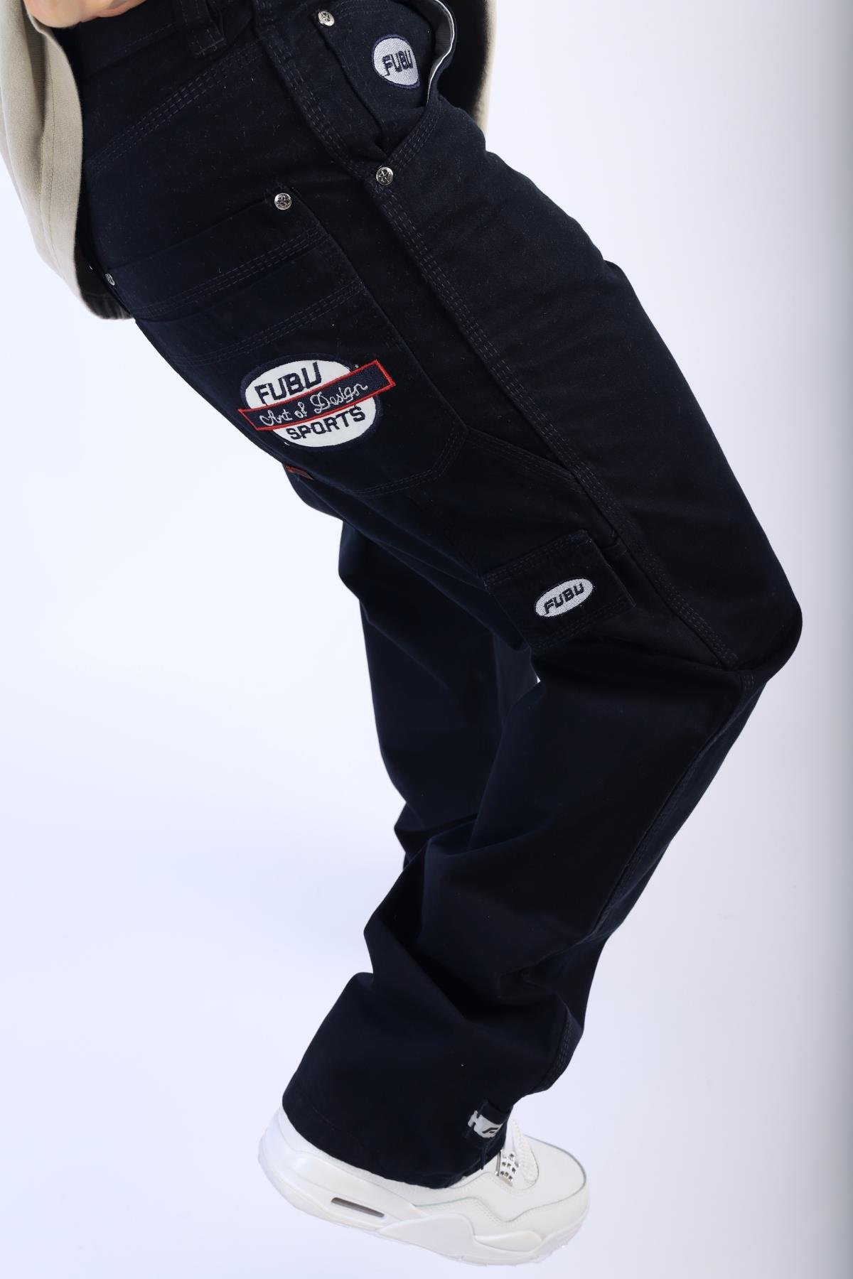 Fubu Lacivert Patch Detay Jean Pantolon P908