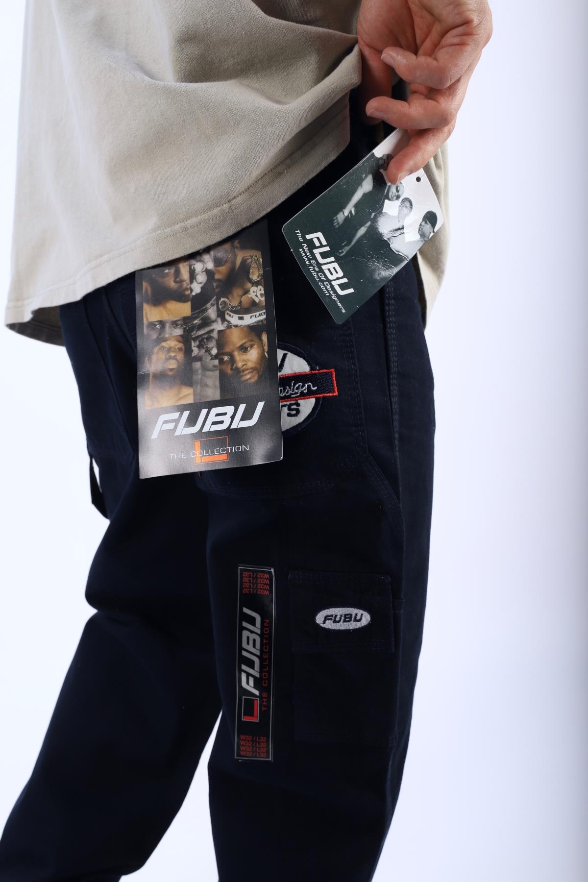 Fubu Lacivert Patch Detay Jean Pantolon P908