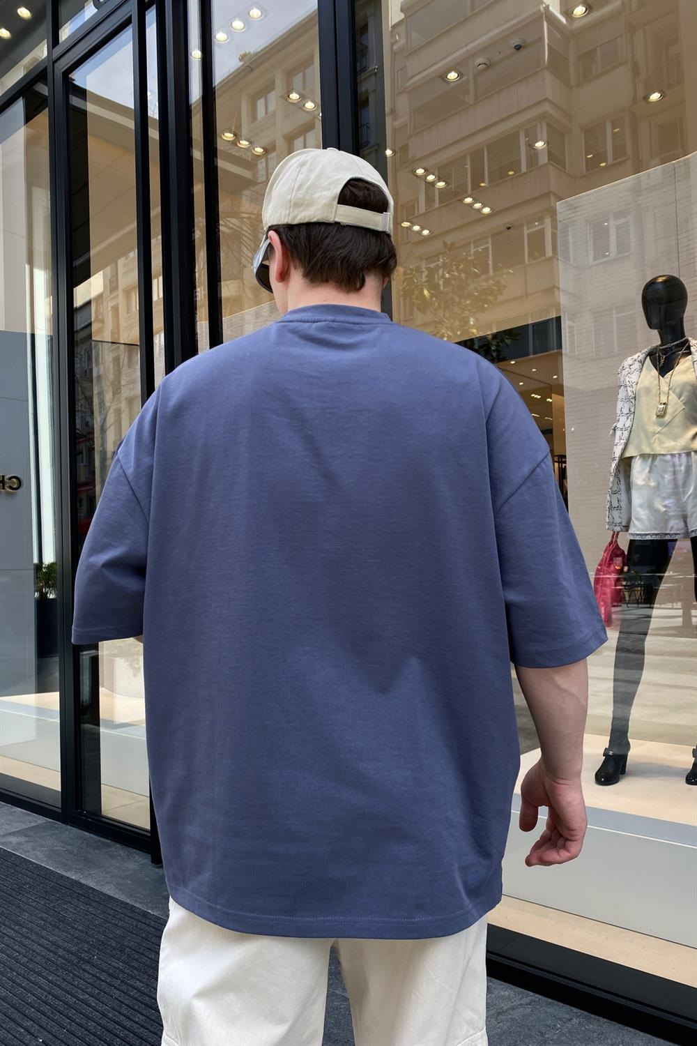 Füme Evolution Baskılı Oversize Tshirt  T622