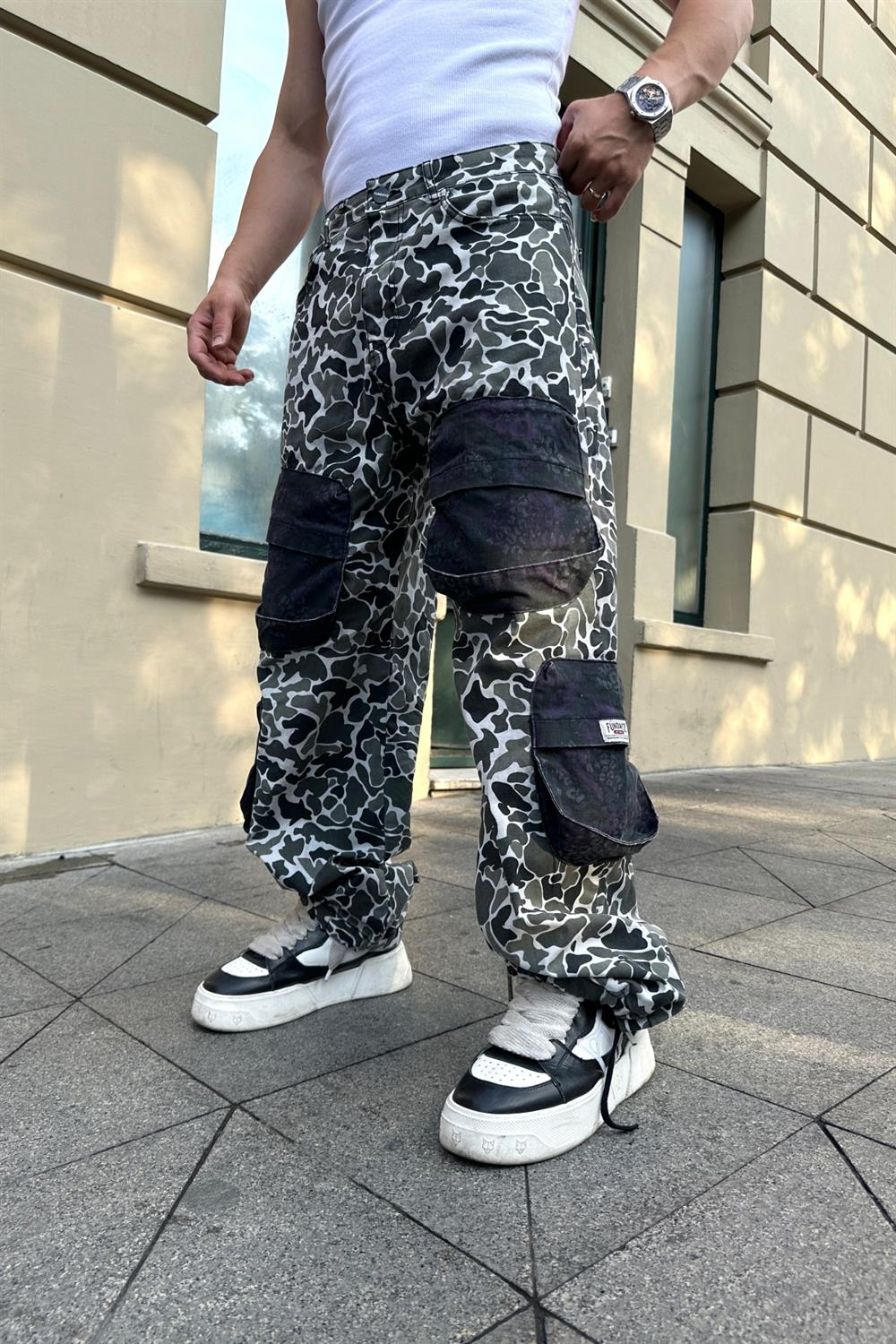 Fundayz Cep Detay Kamuflaj Combat Pantolon P719