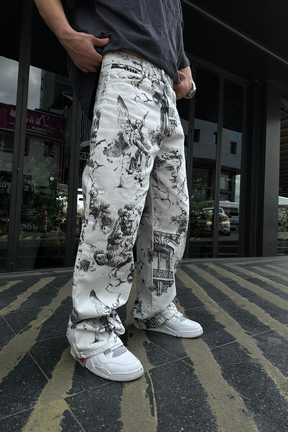 Fundayz David Desenli Baggy Jean Pantolon P751