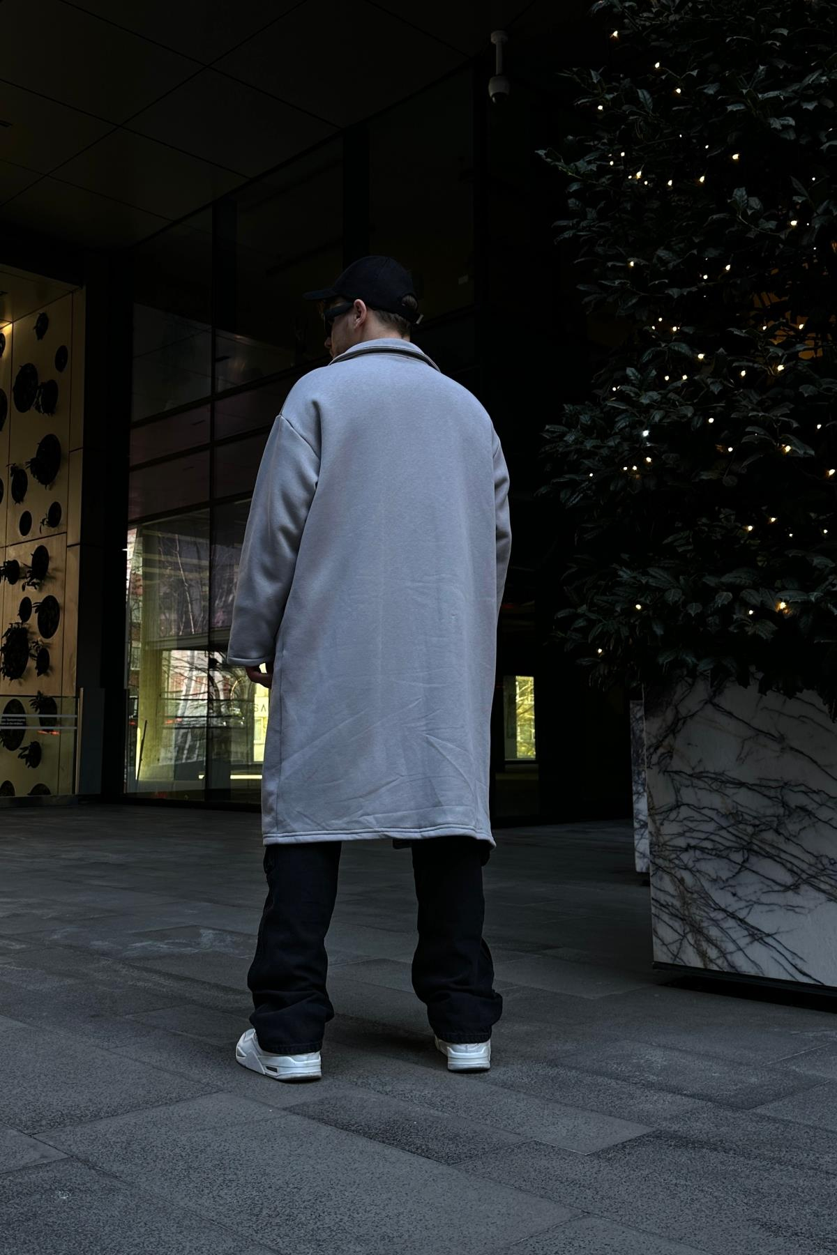 Fundayz Gri Oversize Longsweat SW1076