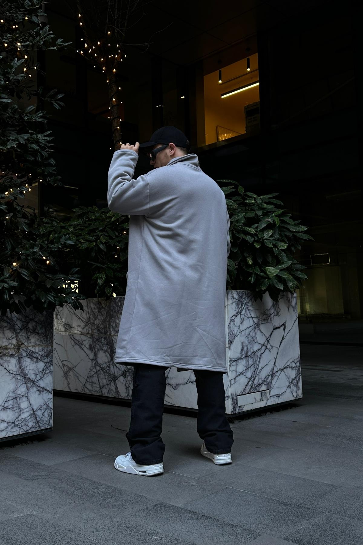Fundayz Gri Oversize Longsweat SW1076