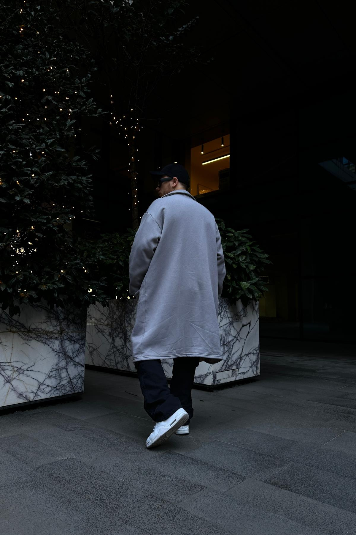 Fundayz Gri Oversize Longsweat SW1076