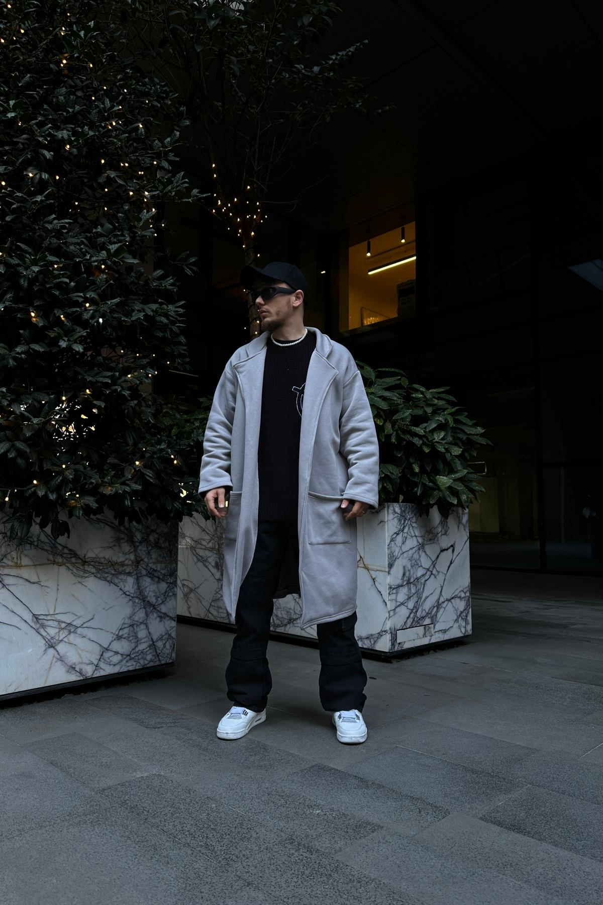 Fundayz Gri Oversize Longsweat SW1076