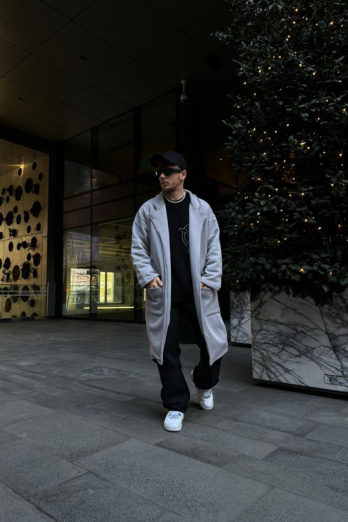 Fundayz Gri Oversize Longsweat SW1076