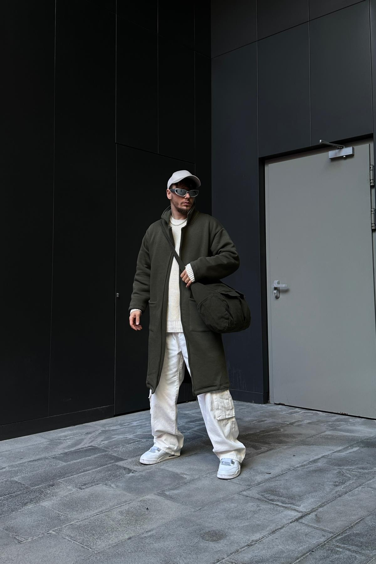 Fundayz Haki Oversize Longsweatshirt SW1067