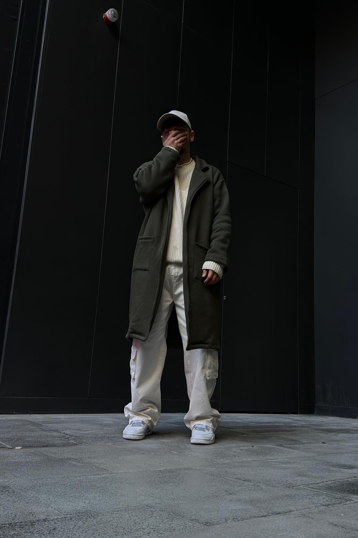 Fundayz Haki Oversize Longsweatshirt SW1067