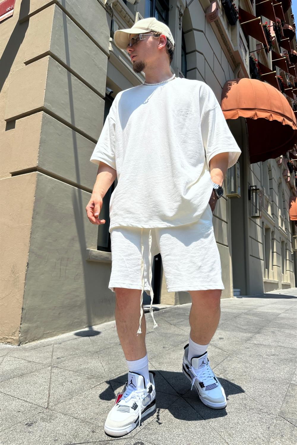 Fundayz Premium Ekru Oversize Takım TKM131