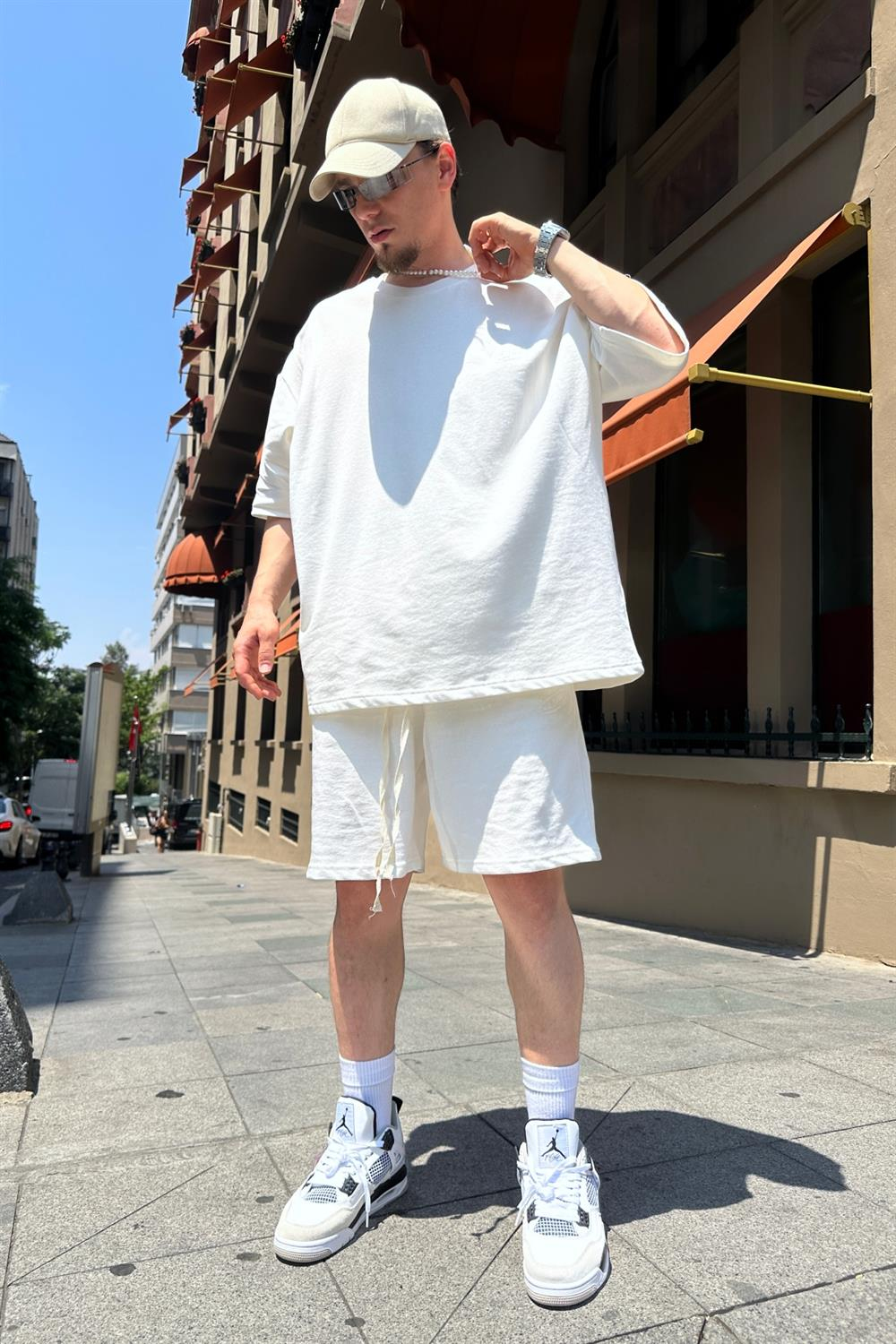 Fundayz Premium Ekru Oversize Takım TKM131