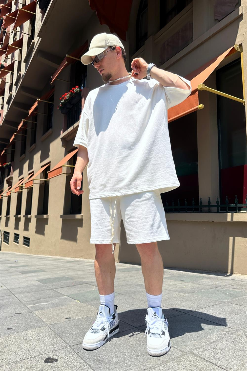 Fundayz Premium Ekru Oversize Takım TKM131