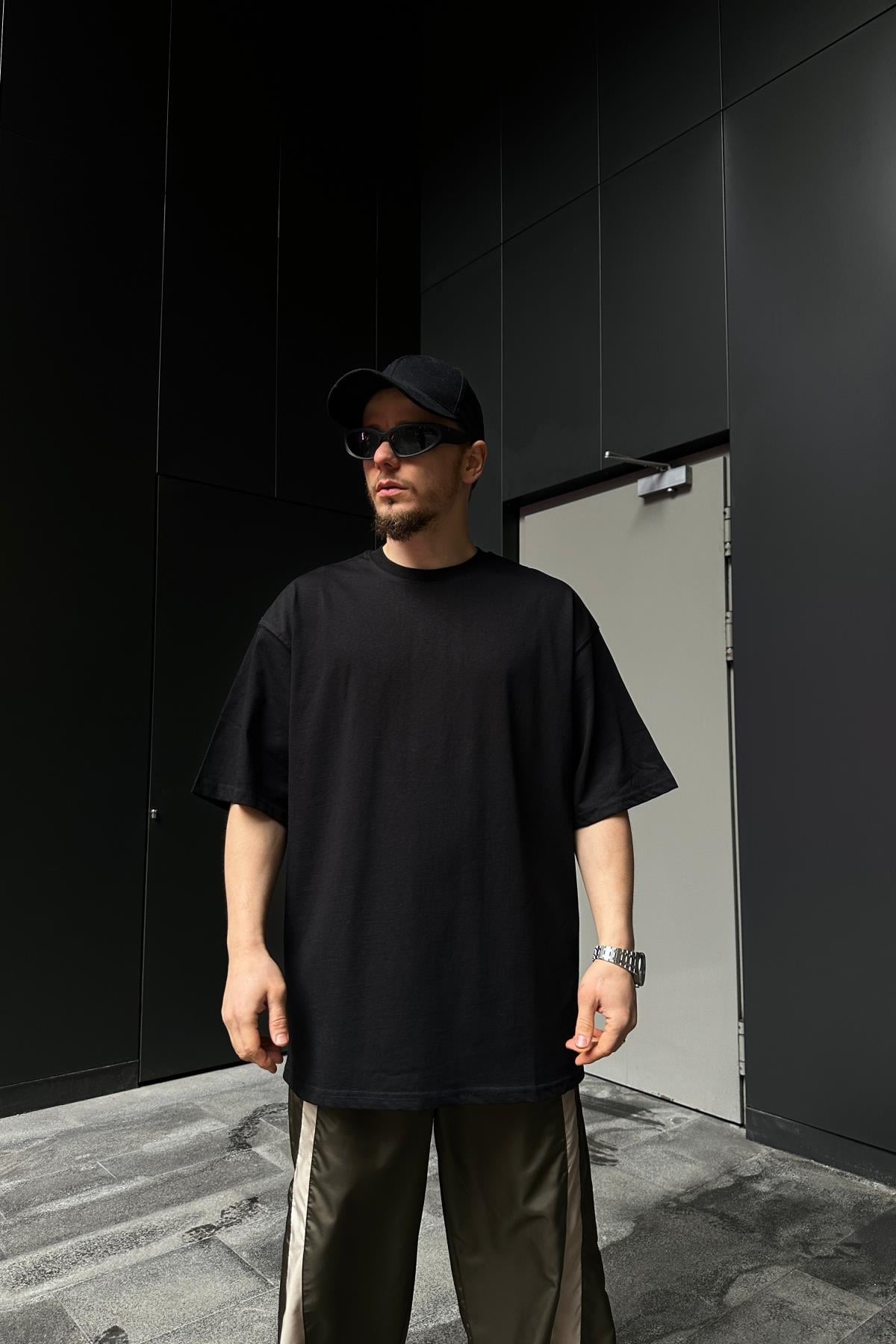 Fundayz Siyah Basic Oversize Tshirt T879