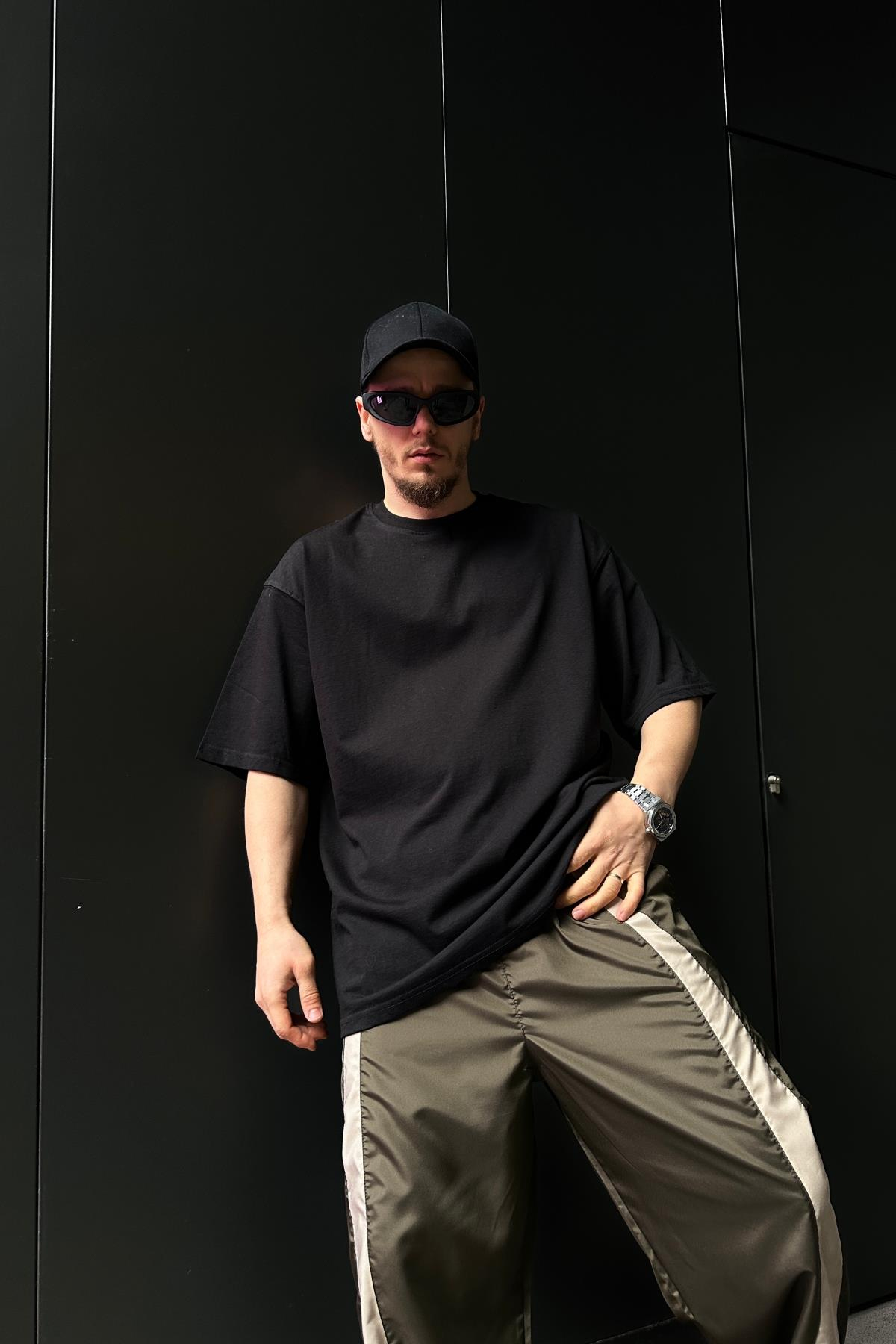 Fundayz Siyah Basic Oversize Tshirt T879
