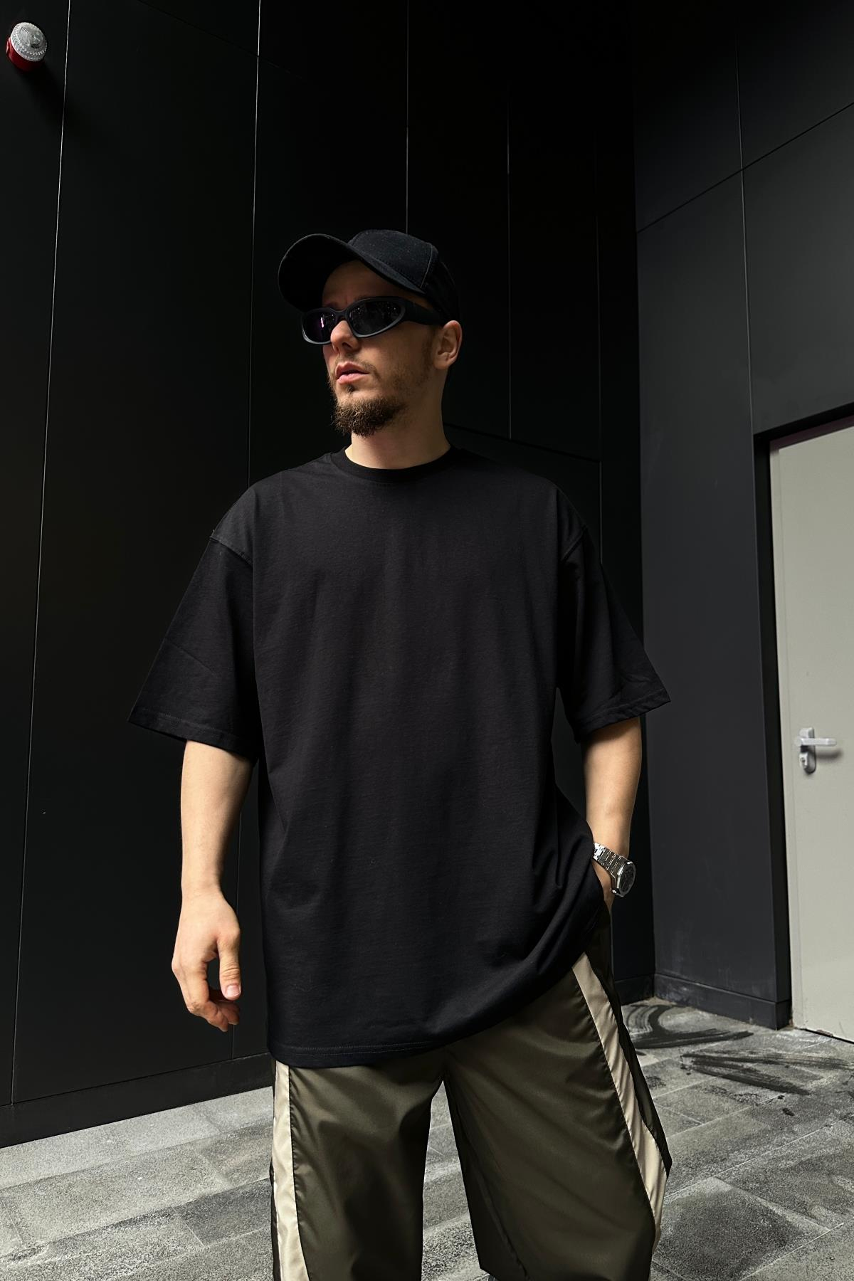 Fundayz Siyah Basic Oversize Tshirt T879