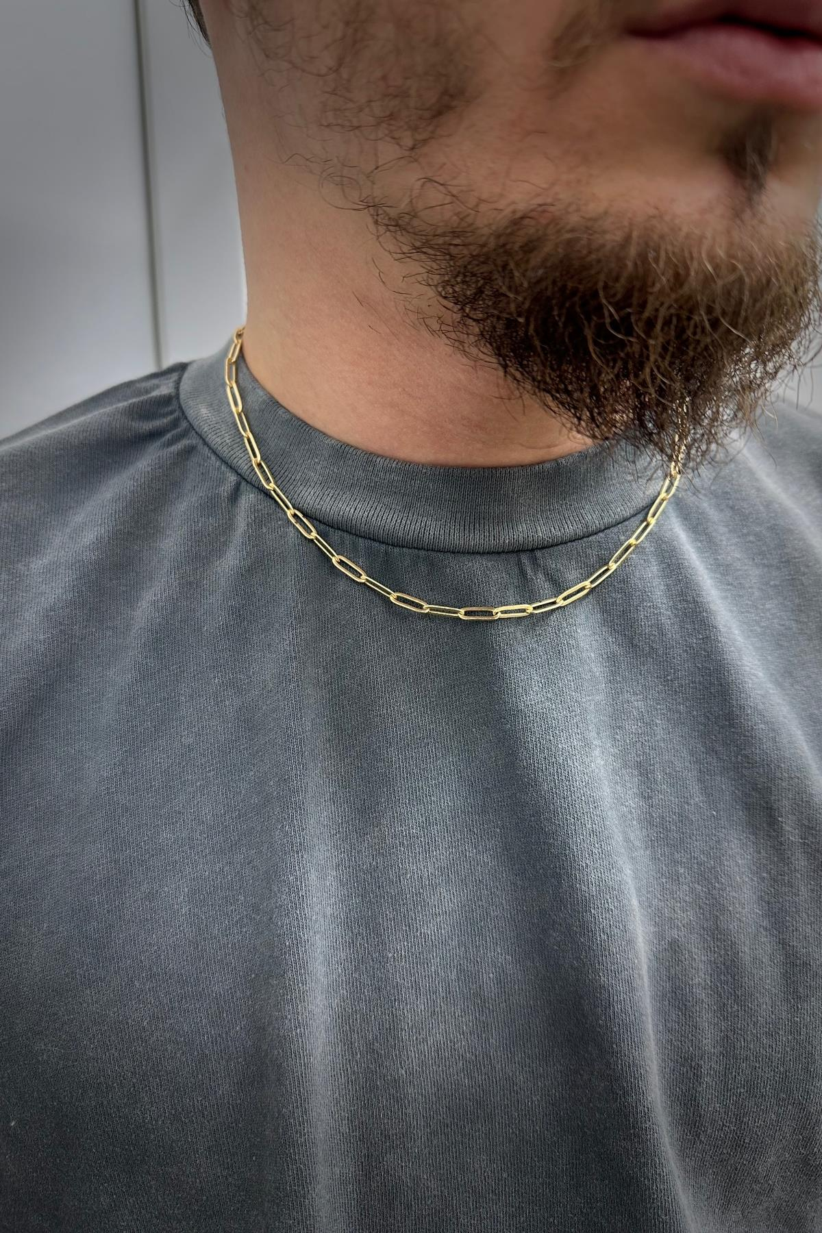 Gold Zincir Kolye KLY004
