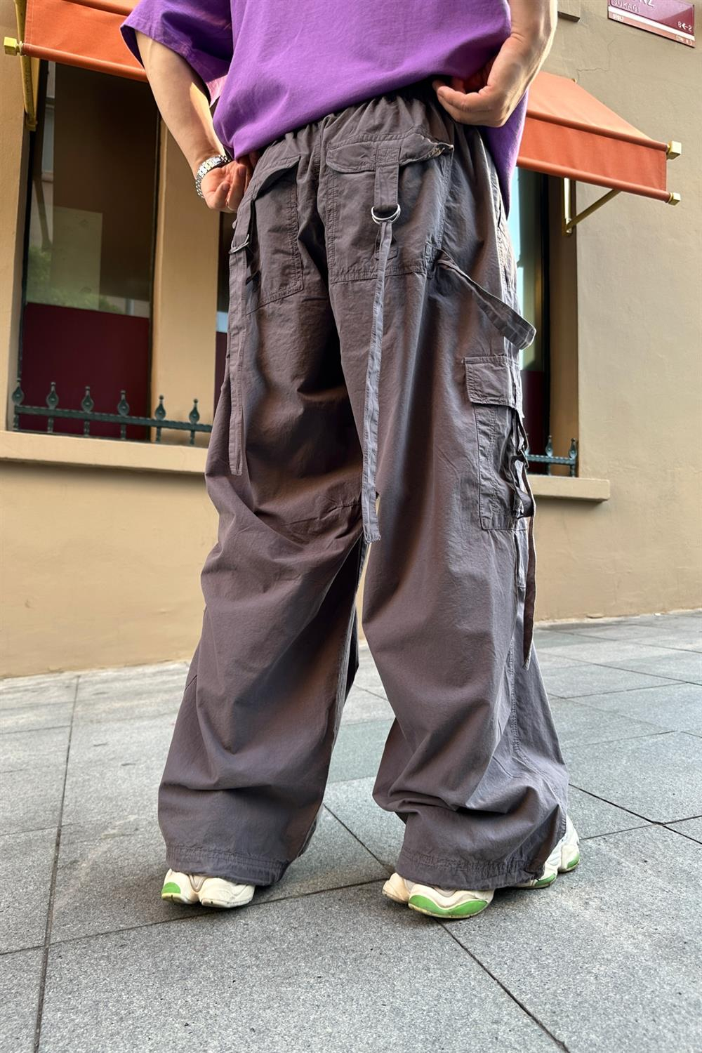 Gri Bdg Gabardin Combat Pantolon P721