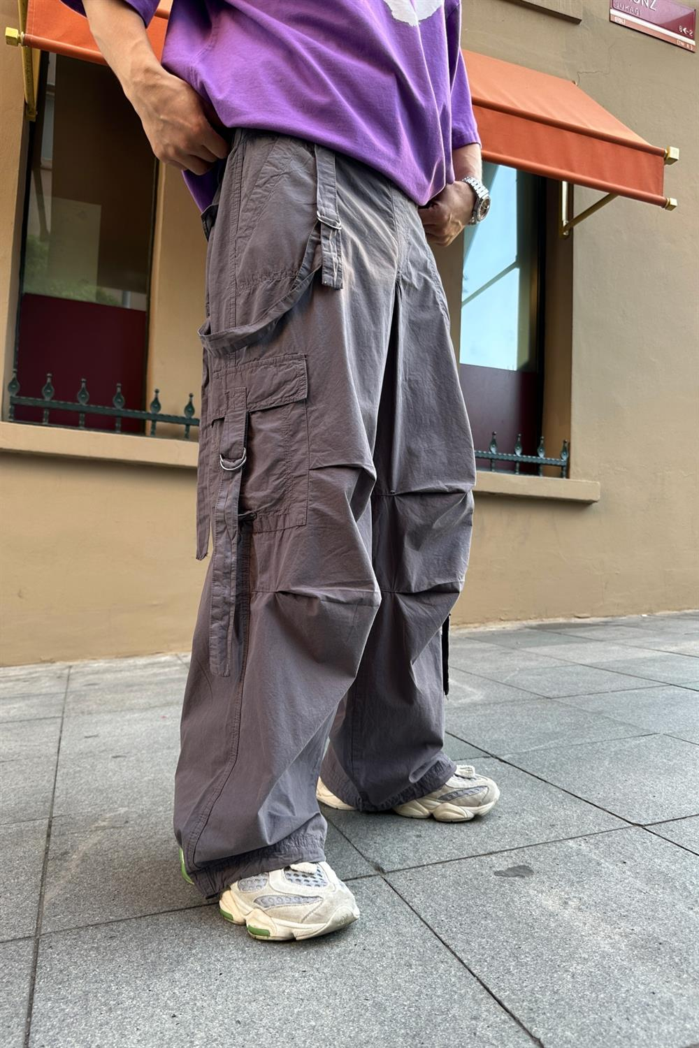 Gri Bdg Gabardin Combat Pantolon P721