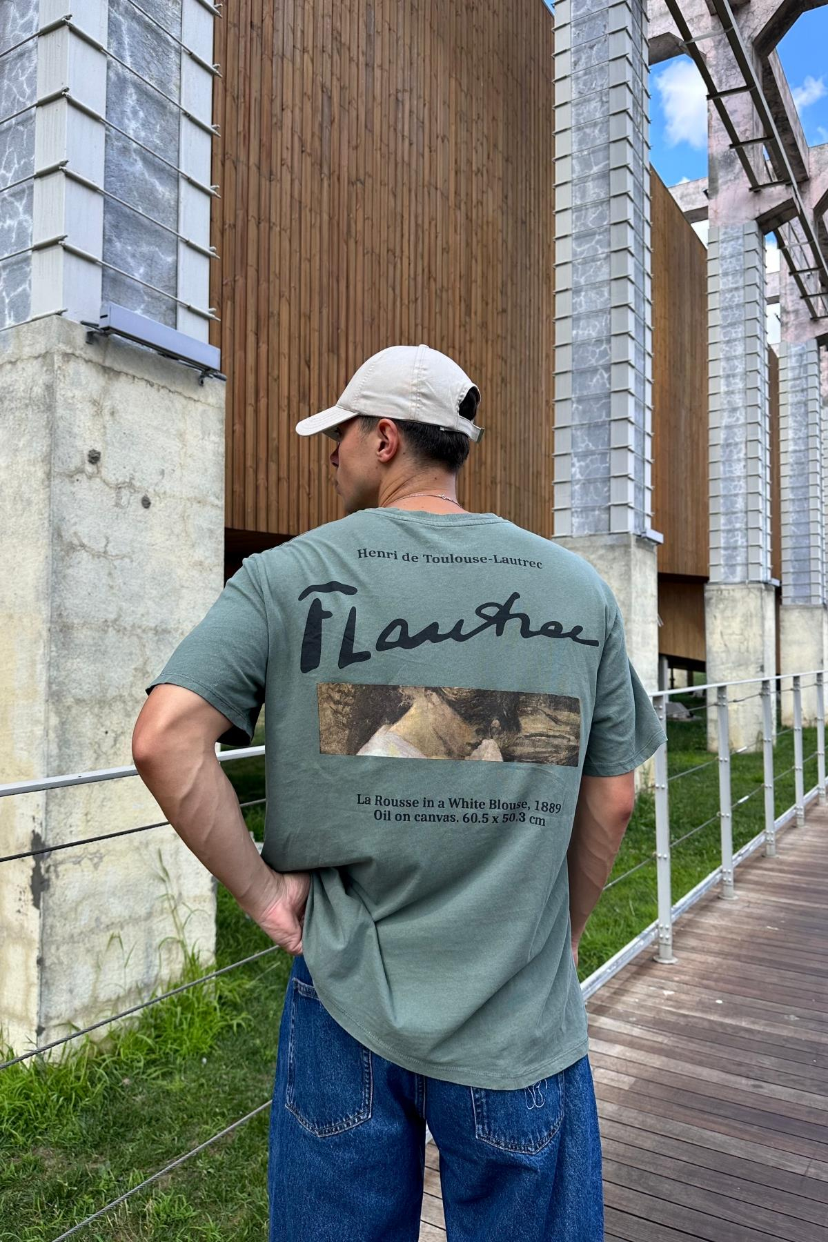 Henri Baskılı Oversize Tshirt T1163