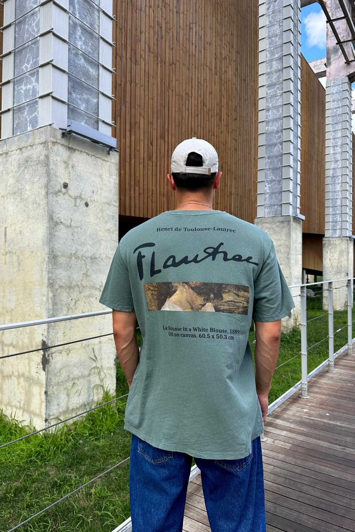 Henri Baskılı Oversize Tshirt T1163