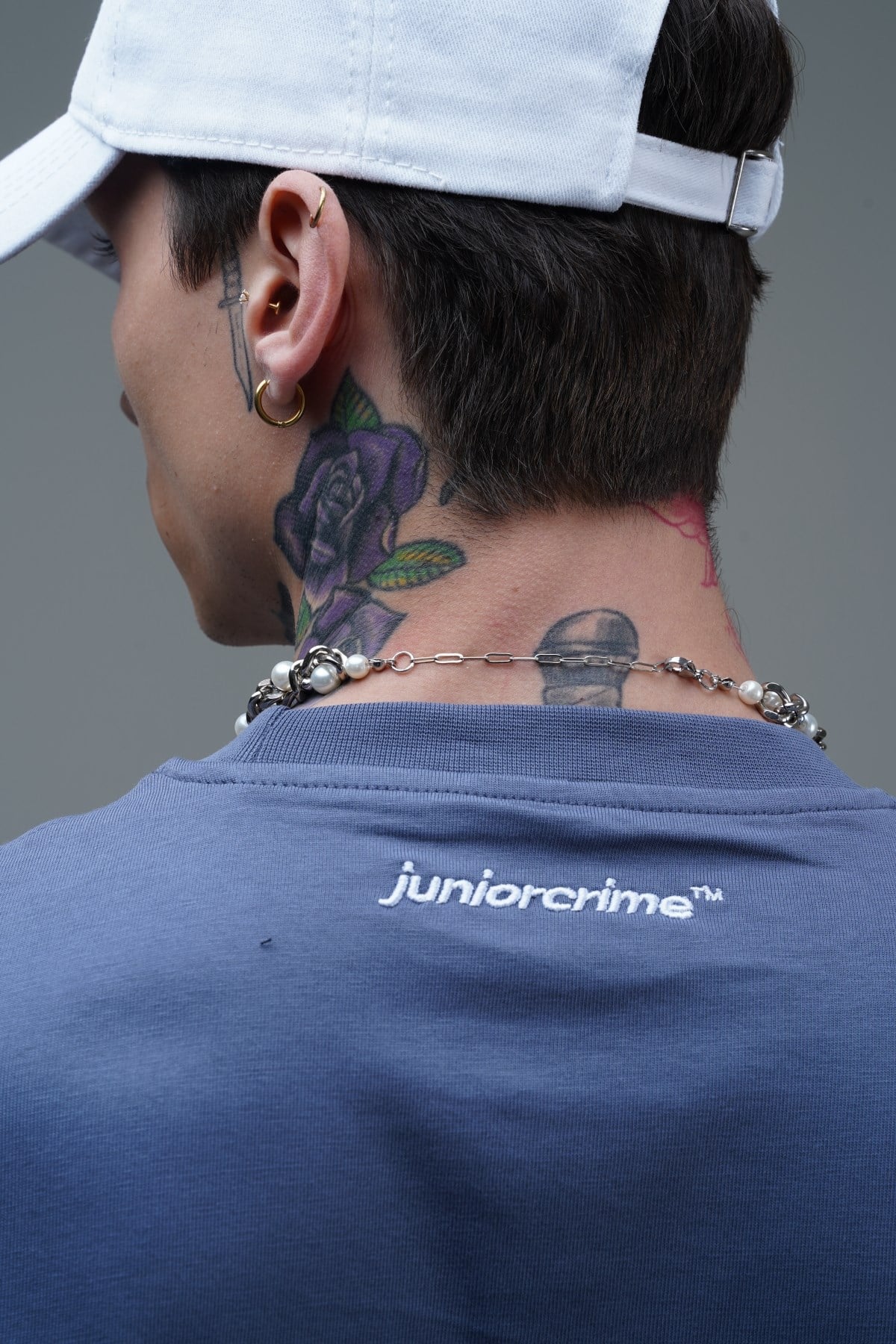 JR Indigo Boxy Fit Basic Oversize Tshirt