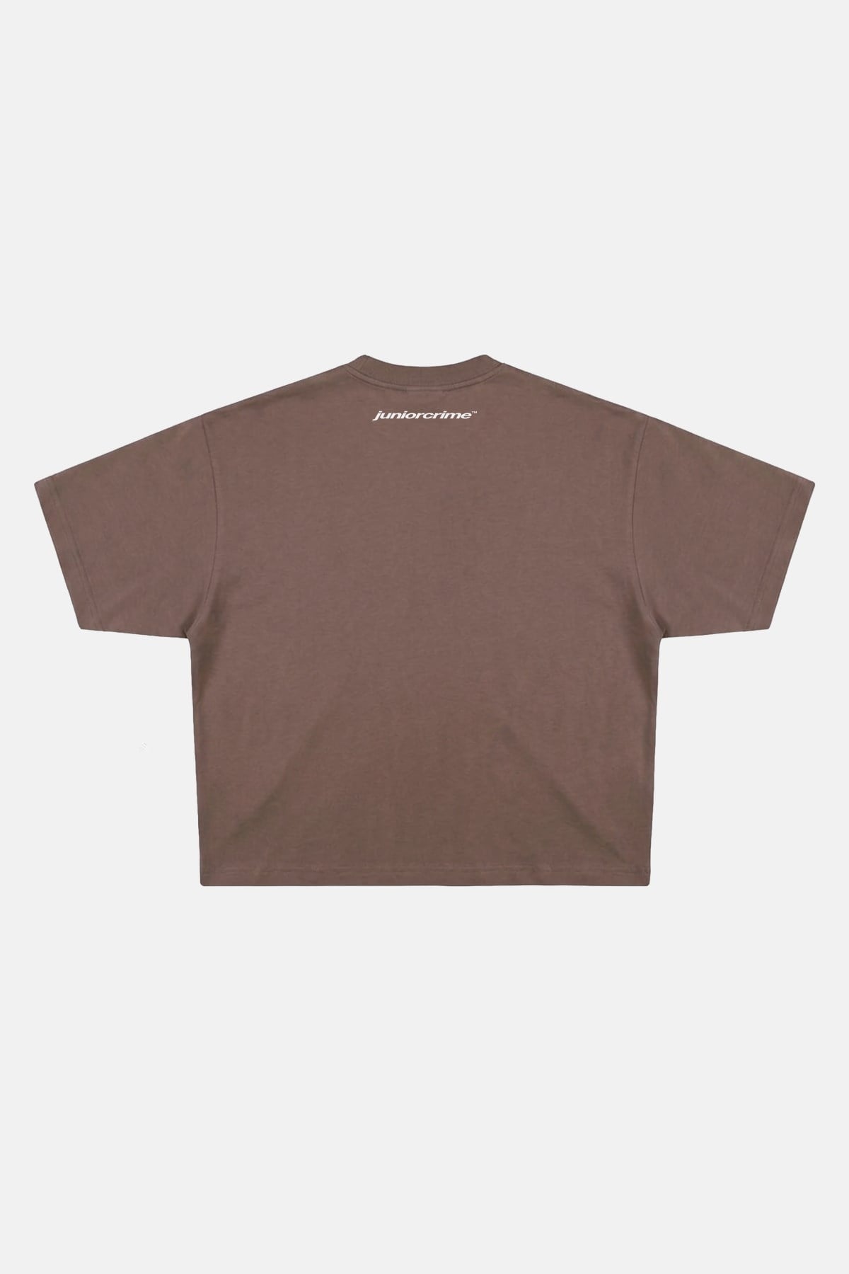 JR Kahve Boxy Fit Basic Oversize Tshirt
