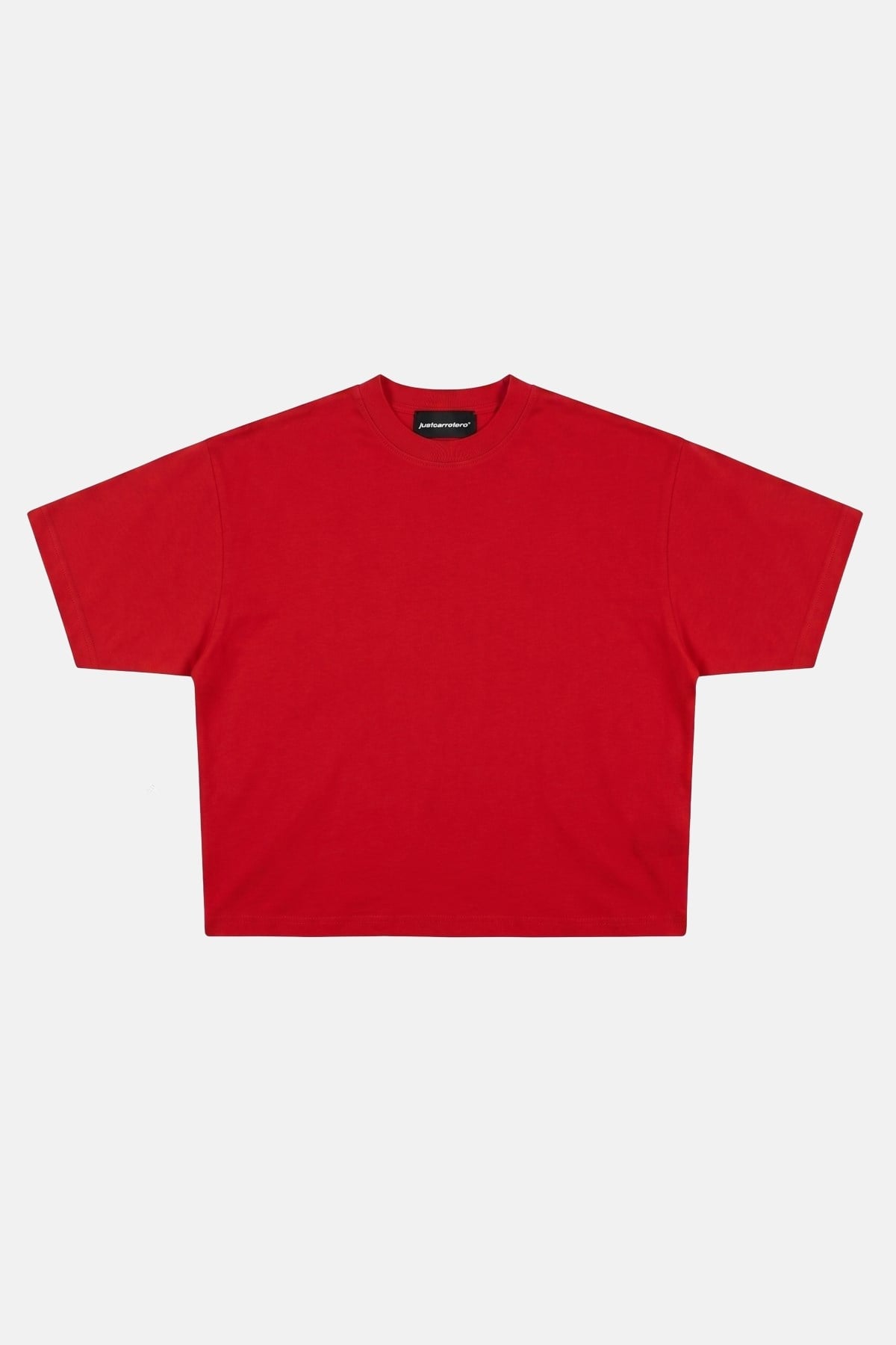 JR Kırmızı Boxy Fit Basic Oversize Tshirt