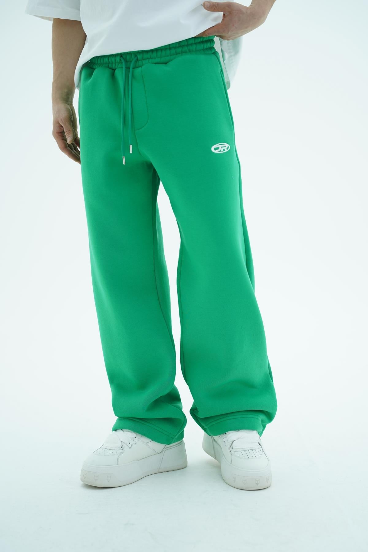 JR Logo Benetton Yeşil Baggy Eşofman Altı