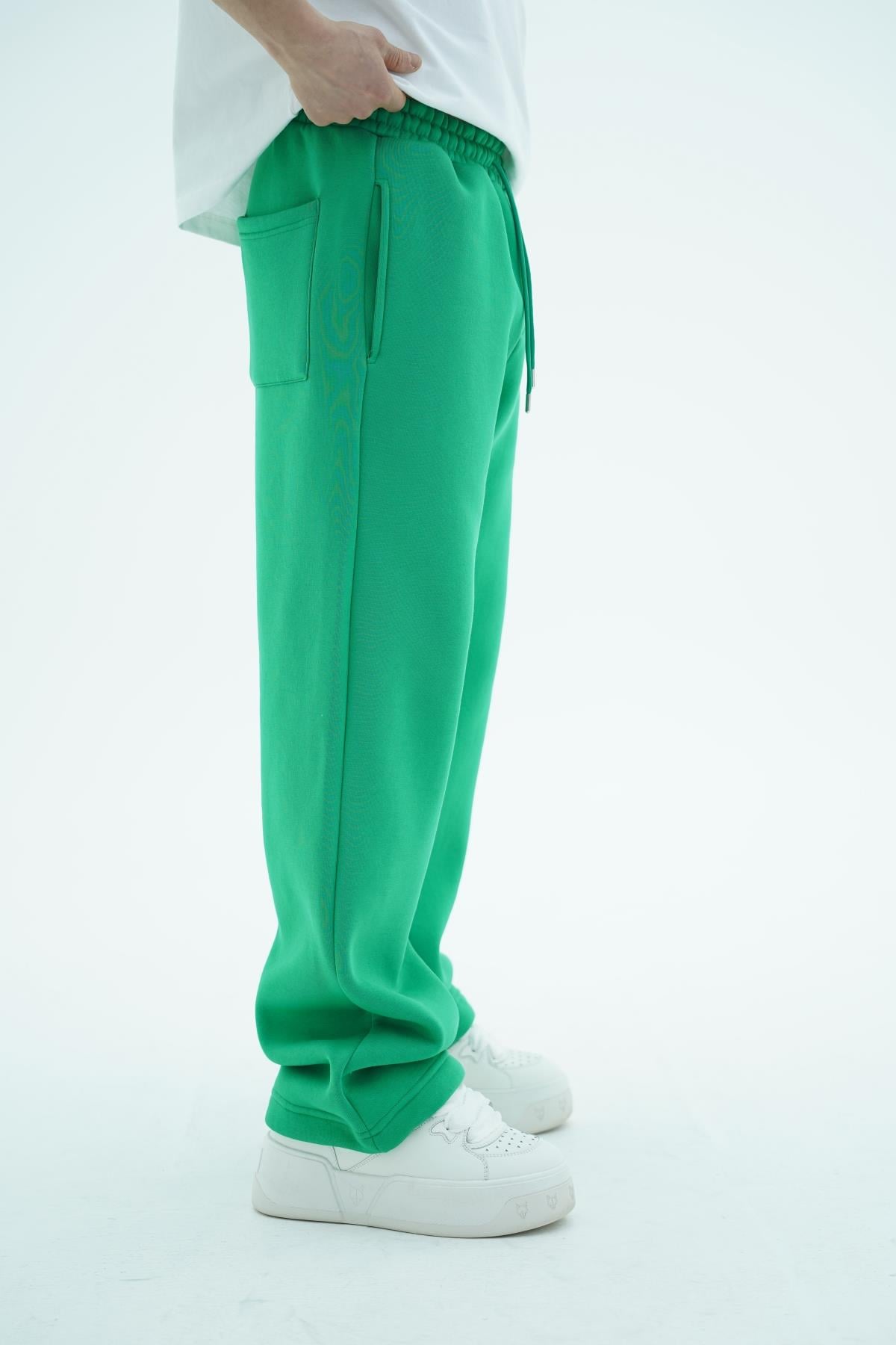 JR Logo Benetton Yeşil Baggy Eşofman Altı